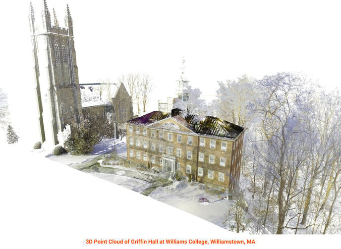 3D Revit Model of Griffin Hall at Williams College, Stanford, CA (2)