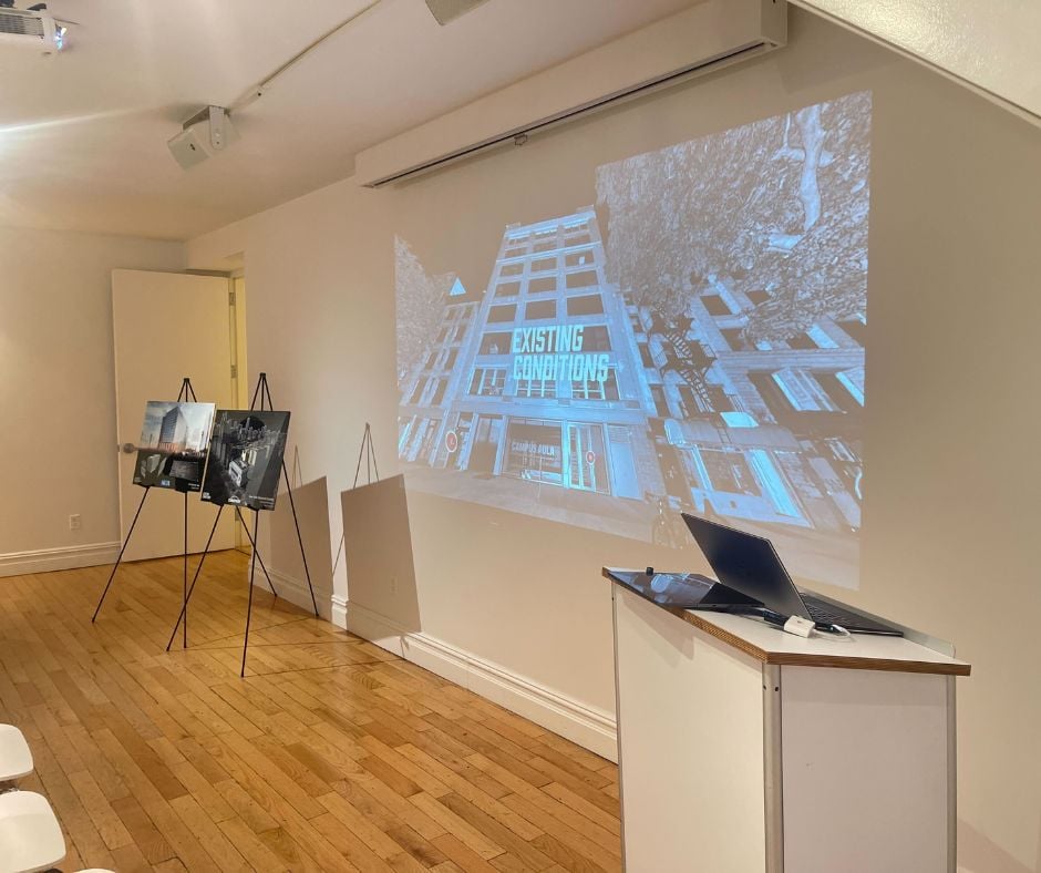 AIA New York's Live Laser Scan with Existing Conditions