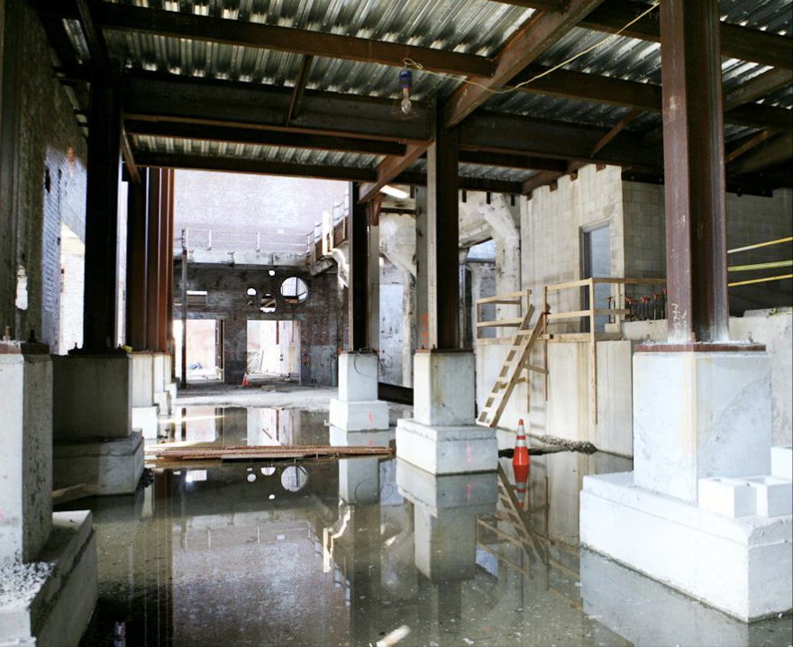 Interior of South Street Landing pre-renovations (image courtesy of DBVW Architects)