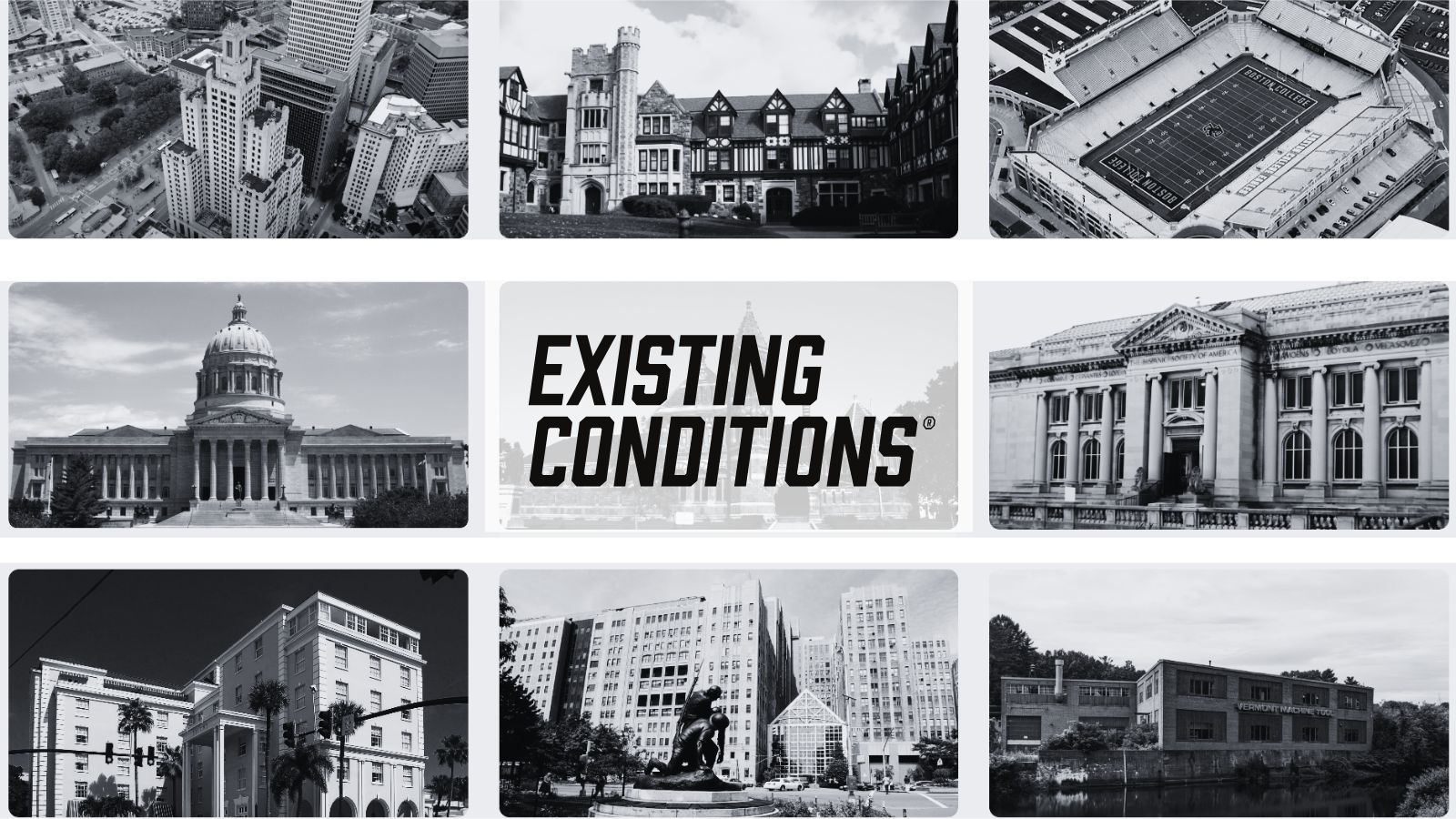 Existing Conditions’ History, Experience, and Portfolio